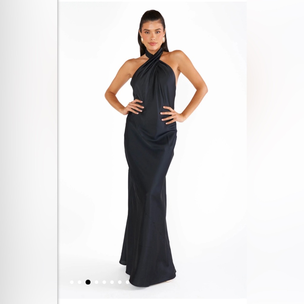 Show me your mu mu black halter dress